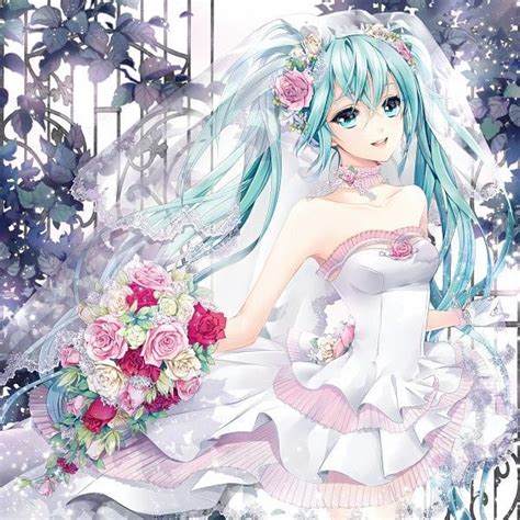 hatsune miku wedding dress | Hatsune miku, Miku, Hatsune