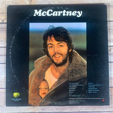 Paul McCartney McCartney 1970 vintage vinyl record LP | Etsy