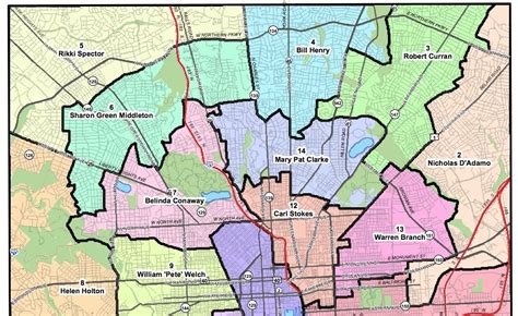 Baltimore City Council District Map | World Map 07