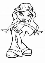 Bratz 7 Coloring Page  Free Printable Pages For Kids sketch template