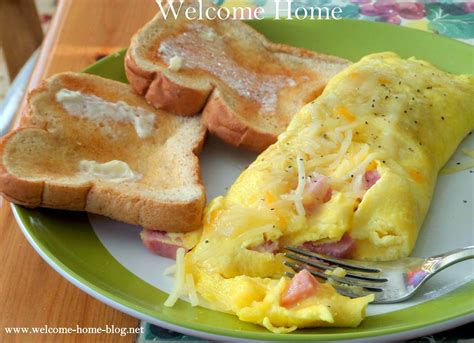 Welcome Home: Perfect Ham and Cheese Omelette in 2023 | Ham and cheese omelette, Omlet recipes ...