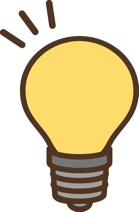 Thinking Clipart Light Bulb Thinking Light Bulb Trans - vrogue.co