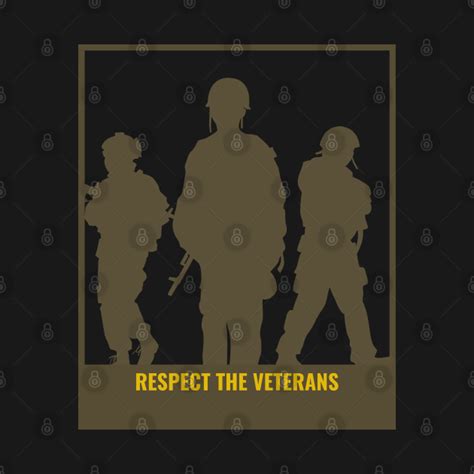 Respect The Veterans - Veterans - T-Shirt | TeePublic