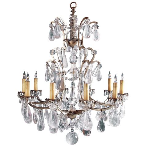 Rock Crystal Chandelier For Sale at 1stdibs