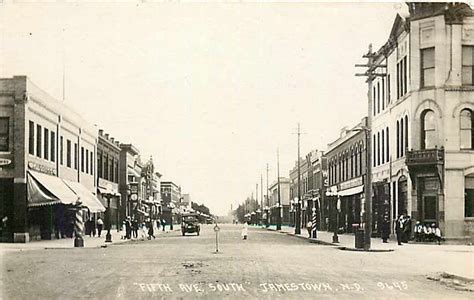 ND, Jamestown, North Dakota, RPPC, Fifth Avenue, Stores, Photo No 9645 ...