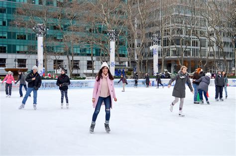 ICE SKATING IN BRYANT PARK | Beautifully Seaside