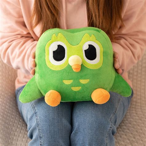 Green Duolingo Owl Plush Toy Duo Plushie Of Duo The Owl Cartoon Anime ...