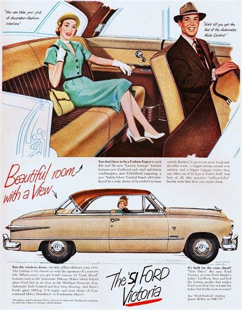 Ford 1951 | Car ads, Vintage cars 1950s, Vintage cars