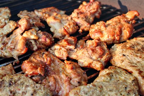 Free Images : dish, meal, bbq, meat, barbecue, pork, cuisine, chicken ...