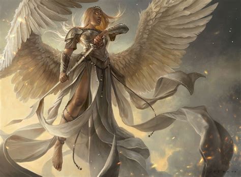 Angel of Sunrise, Martina Fačková on ArtStation at https://www.artstation.com/artwork/Oygynb ...