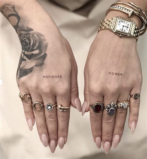 Rita Ora tattoos | Rita ora tattoo, Wrist tattoos for women, Patience tattoo