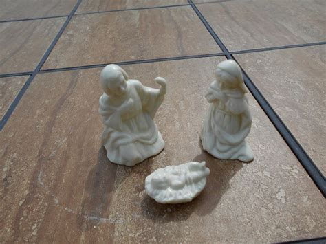 Vintage Partylite Gifts Nativity Set 3 Piece Ivory/white - Etsy