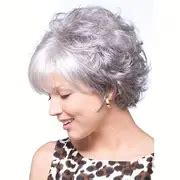 Natural Curly Short Wavy Pixie Cut Wigs With Bangs - Soft And Stylish ...