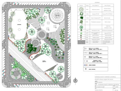 The park plan with detail dwg file. - Cadbull