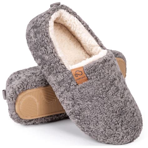 EverFoams Women's Shearling Memory Foam Full Slippers - Walmart.com