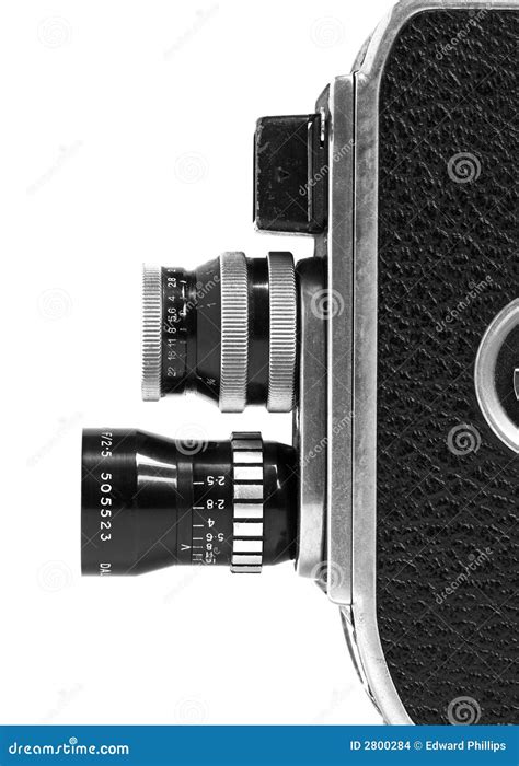 Vintage 8mm Movie Camera stock photo. Image of optical - 2800284