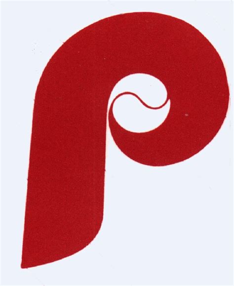 Phillies P Logo drawing free image download