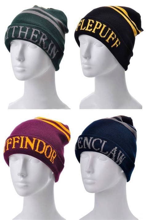 Harry Potter 4 Houses Knit Hat //Price: $15.99 & FREE Shipping… | Harry potter outfits, Harry ...