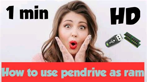 How to use pen drive as a ram only 1 minute/किसी भी Pen Drive को Computer Ram कैसे बनाये ...