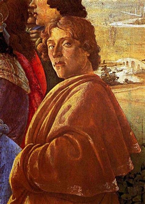 Description of the painting by Sandro Botticelli “Self-portrait” ️ - Botticelli Sandro