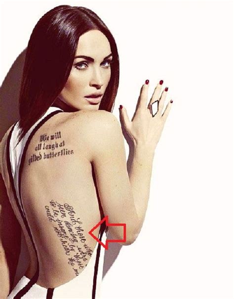 Megan Fox's 14 Tattoos & Their Meanings - Body Art Guru