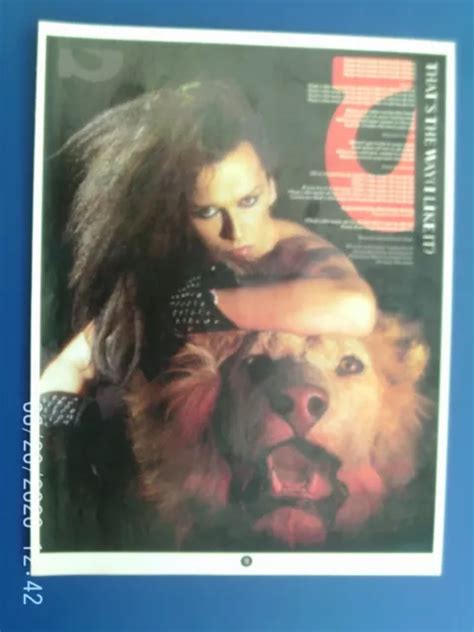 PETE BURNS - DEAD OR ALIVE THAT,S THE WAY I LIKE IT - POSTER AD 1980s Original $5.00 - PicClick