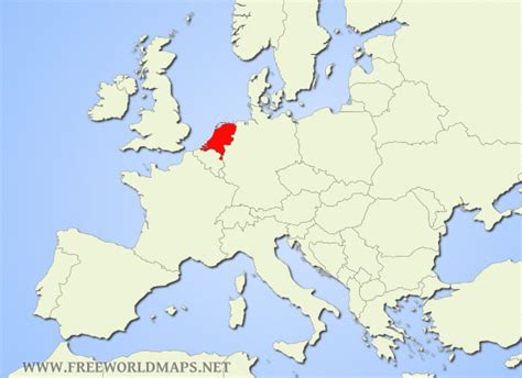 Where is Holland located on the World map?