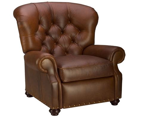 Jackson Deep Button Tufted Leather Recliner Chair - Club Furniture | Affordable leather chair ...