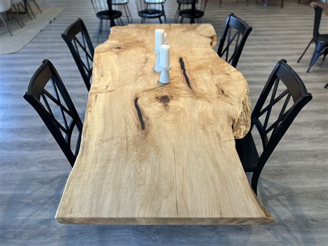 Gateway Live EdgeMaple Single Slab Dining Table - 8' - Pathway Tables