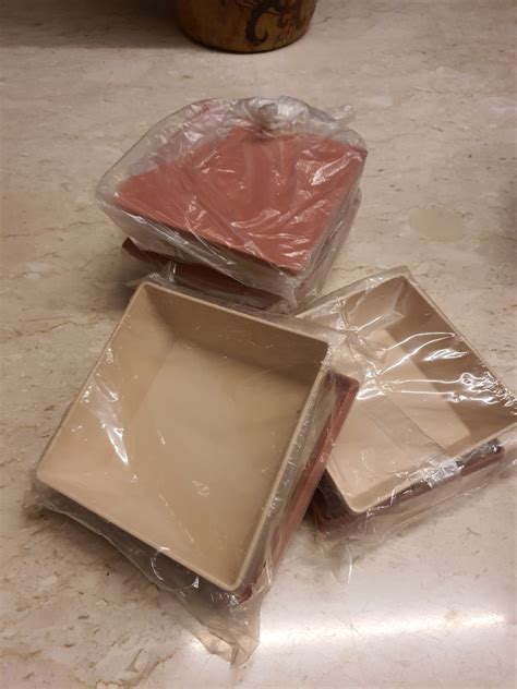 Tupperware Square Containers, Furniture & Home Living, Kitchenware & Tableware, Food ...