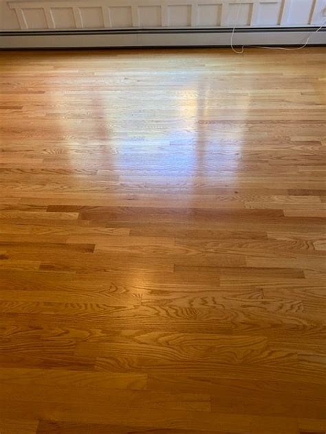 Resurfaced a warped wood floor in Harvard, MA - Mark's Master Service