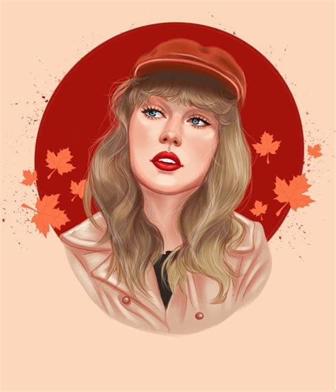Taylor Swift RED illustration | Dibujos, Ilustraciones, Artistas