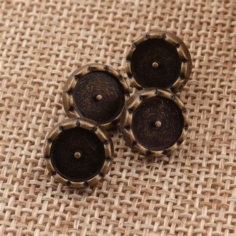 10 pcs Metal Buttons Crafts 3/810mmAntique Bronze | Etsy