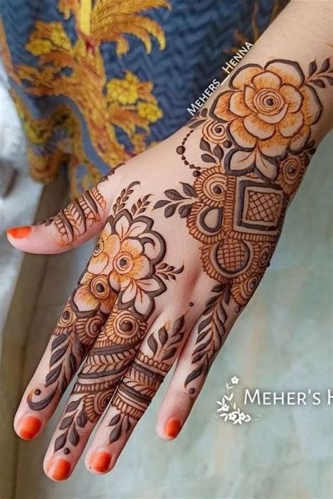 Floral back hand mehndi | Indian mehndi designs | mehendi designs ...