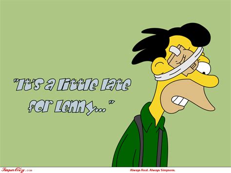 the simpsons lenny quotes | Simpsons character wallpapers — Simpsons ...
