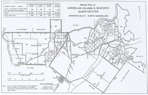 Airdmillan, Kalamia and Seaforth sugar plantations, c1888 | Queensland Historical Atlas