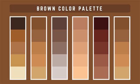 Color Palette Brown Vector Art, Icons, and Graphics for Free Download