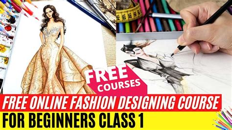 Free Online Fashion Designing Course For Beginners Class 1 - YouTube