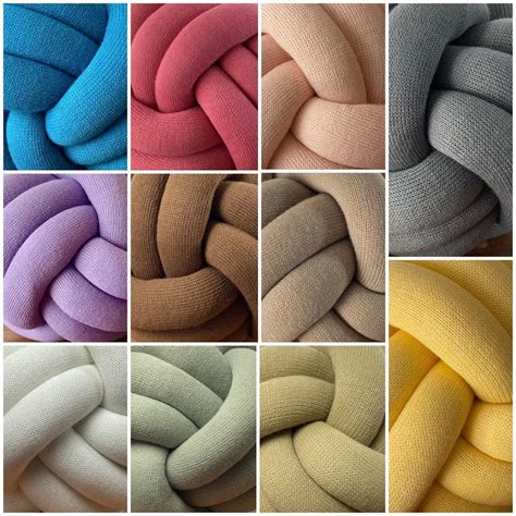 We currently offer 11 colors on our Round Knot Pillow! 😱 Pick your favorite color and comment ...