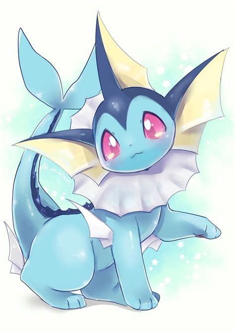 Vaporeon - BY @_whitelate_ | Cute pokemon wallpaper, Pokemon eeveelutions, Cute pokemon pictures