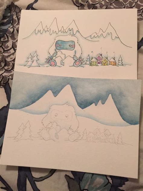 Snow Castle Building Yeti | Art Amino