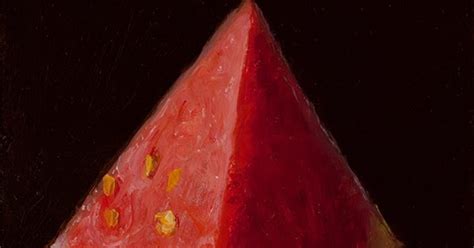 Wang Fine Art: a slice of watermelon daily painting a day