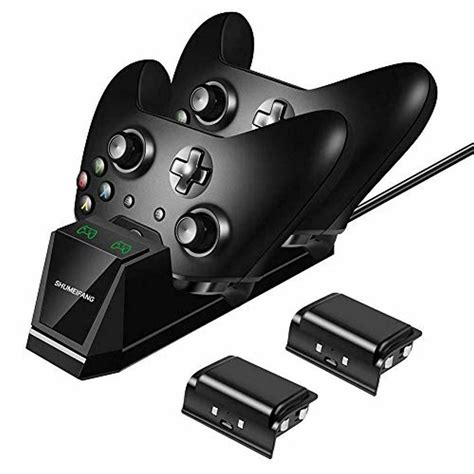 Xbox One Controller Charger with 2X 1500mAh Rechargeable Battery Packs Dual Xbox - Walmart.com ...