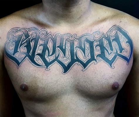 60 Blessed Tattoos For Men - Biblical Lettering Design Ideas