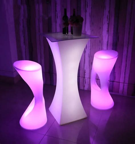 Battery Operated Rechargeable Led Solar Bar Stools Lighting - Buy Led Solar Bar Stools Lighting ...