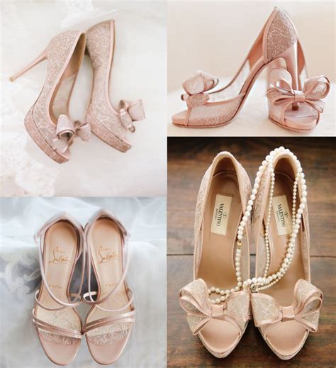 Blush Wedding Shoes - Valentino, Christian Louboutin Blush Wedding Shoes, Blush Shoes, Blush ...