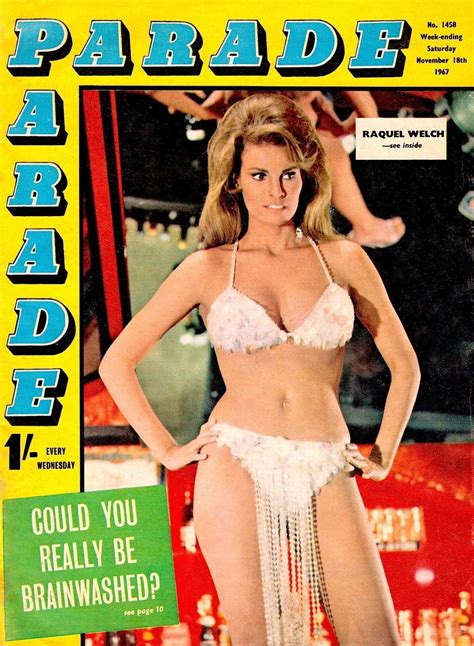 RAQUEL WELCH cover PARADE magazine U.K. November 18 1967 #1458 Raquel's ...