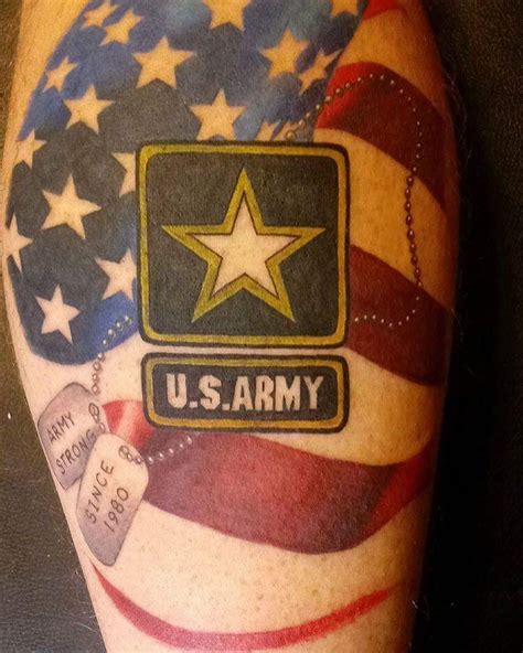 US Army Shoulder Tattoo - Veteran Ink