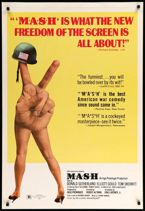 MASH (1970) Original One-Sheet Movie Poster - Original Film Art - Vintage Movie Posters