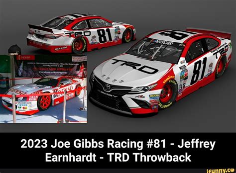 2023 Joe Gibbs Racing #81 Jeffrey Earnhardt TRD Throwback - 2023 Joe Gibbs Racing #81 - Jeffrey ...